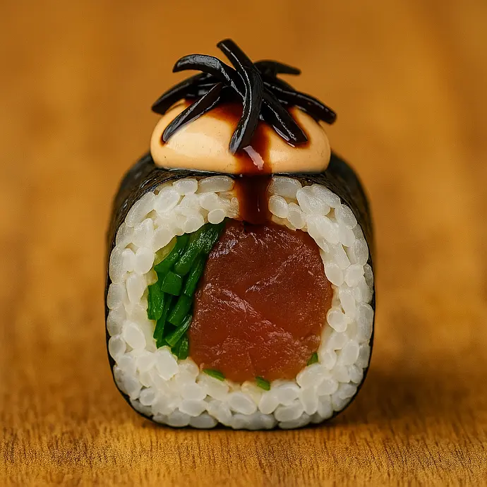 Maki de Atún, Foie y Hijiki