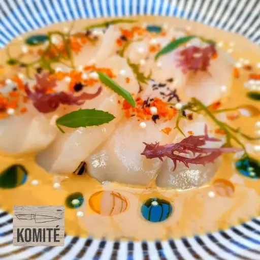 Sashimi de vieiras